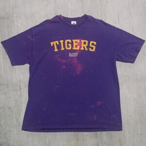 Alstyle Lsu tigers purple tee